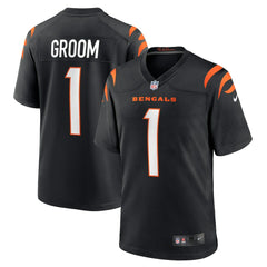Nike Number 1 Groom Cincinnati Bengals Game Jersey Black