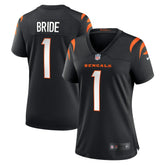 Nike Number 1 Bride Cincinnati Bengals Women's Game Jersey Black