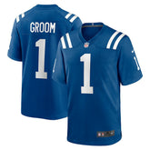 Nike Number 1 Groom Indianapolis Colts Game Jersey Royal