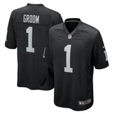 Nike Number 1 Groom Las Vegas Raiders Game Jersey Black