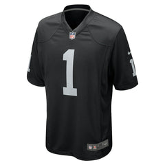 Nike Number 1 Groom Las Vegas Raiders Game Jersey Black