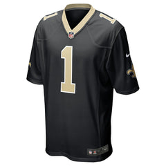 Nike Number 1 Groom New Orleans Saints Game Jersey Black