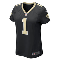 Nike Number 1 Bride New Orleans Saints Women's Game Jersey Black