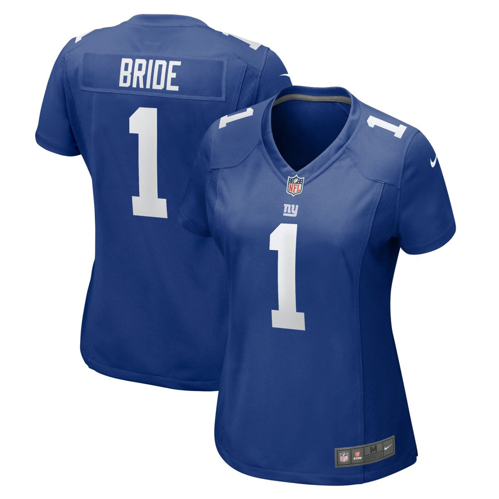 Nike Number 1 Bride New York Giants Women's Game Jersey Royal