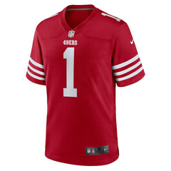 Nike Number 1 Groom San Francisco 49ers Game Jersey Scarlet