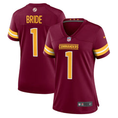 Nike Number 1 Bride Washington Commanders Women's Game Jersey Burgundy