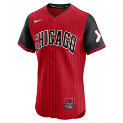 Chicago White Sox Nike 2025 City Connect Elite Jersey - Red/Black - Nike on Sale