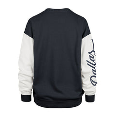 47 brand Dallas Cowboys '47 Women's Double Header Rise Andie Pullover Sweatshirt Blue