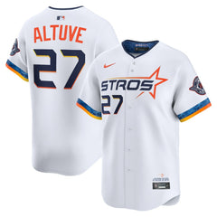 Jose Altuve Houston Astros Nike 2025 City Connect Limited Player Jersey - White - Nike Online