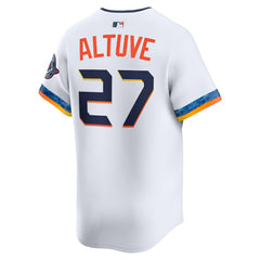Jose Altuve Houston Astros Nike 2025 City Connect Limited Player Jersey - White - Nike Online