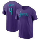 Ketel Marte Arizona Diamondbacks Nike 2025 City Connect Fuse Name & Number T-Shirt - Purple - Nike on Sale