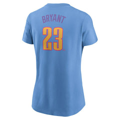 Kris Bryant Colorado Rockies Nike Women's 2025 City Connect Fuse Name & Number T-Shirt - Light Blue - Nike Sale