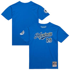 Ken Griffey Jr. Seattle Mariners Mitchell & Ness Cooperstown Collection Player T-Shirt - Royal - Mitchell & Ness Online