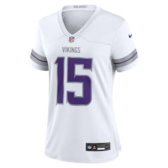 Nike Dallas Turner Minnesota Vikings Women's Alternate Game Jersey White
