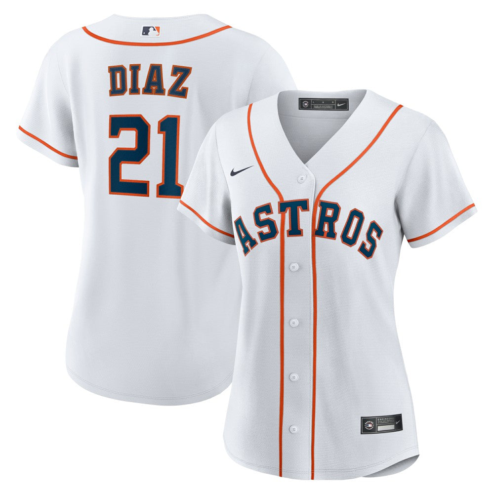 Yainer Diaz Houston Astros Nike Women's Home Replica Jersey - White - Nike Lifestyle