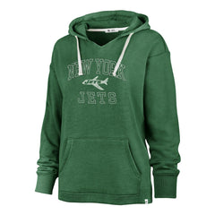 47 brand New York Jets '47 Women's Plus Size Clarity Kennedy Pullover Hoodie Kelly Green