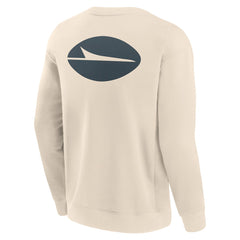 Fanatics New York Jets Elements Future Ground Lettering Pullover Sweatshirt Cream