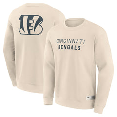 Fanatics Cincinnati Bengals Elements Future Ground Lettering Pullover Sweatshirt Cream