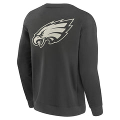 Fanatics Philadelphia Eagles Elements Future Ground Lettering Pullover Sweatshirt Charcoal