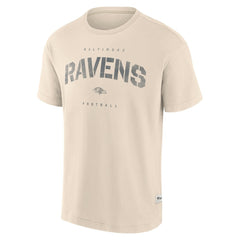 Fanatics Baltimore Ravens Elements Weathered Tonal Future Ground T-Shirt Cream