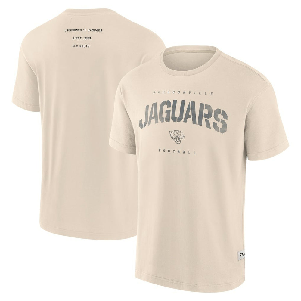 Fanatics Jacksonville Jaguars Elements Weathered Tonal Future Ground T-Shirt Cream