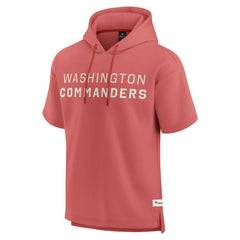 Fanatics Washington Commanders Elements Future Ground Lettering Short Sleeve Pullover Hoodie Red