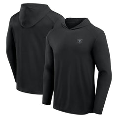 Fanatics Las Vegas Raiders Front Office Power Mono Long Sleeve Hoodie T-Shirt Black