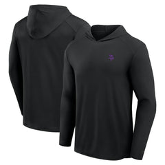Fanatics Minnesota Vikings Front Office Power Mono Long Sleeve Hoodie T-Shirt Black