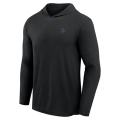 Fanatics Minnesota Vikings Front Office Power Mono Long Sleeve Hoodie T-Shirt Black