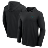 Fanatics Miami Dolphins Front Office Power Mono Long Sleeve Hoodie T-Shirt Black