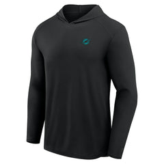 Fanatics Miami Dolphins Front Office Power Mono Long Sleeve Hoodie T-Shirt Black