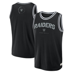 Fanatics Las Vegas Raiders Elements Future Ground Jersey Tank Top Black