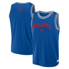 Fanatics New York Giants Elements Future Ground Jersey Tank Top Royal