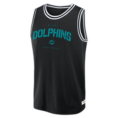 Fanatics Miami Dolphins Elements Future Ground Jersey Tank Top Black
