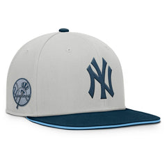 New York Yankees Fanatics Knuckleball Snapback Hat - Gray - Fanatics Lifestyle