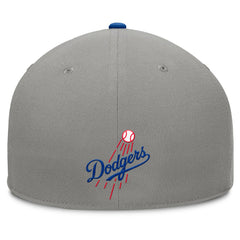 Los Angeles Dodgers Fanatics Clubhouse Dugout Fitted Hat - Gray/Royal - Fanatics Discount