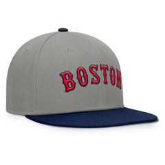 Boston Red Sox Fanatics Clubhouse Dugout Fitted Hat - Gray/Navy - Fanatics Lifestyle