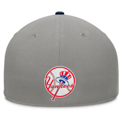 New York Yankees Fanatics Clubhouse Dugout Fitted Hat - Gray/Navy - Fanatics Sale
