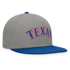 Texas Rangers Fanatics Clubhouse Dugout Fitted Hat - Gray/Royal - Fanatics Online