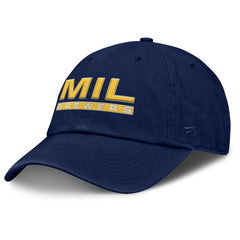 Milwaukee Brewers Fanatics Women's Fly Out Adjustable Hat - Navy - Fanatics Sale