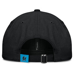 Miami Marlins Fanatics Women's Fly Out Adjustable Hat - Black - Fanatics on Sale