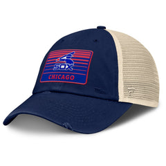 Chicago White Sox Fanatics Cooperstown Collection Eastbound Mesh Adjustable Hat - Navy/Natural - Fanatics on Sale