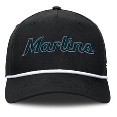 Miami Marlins Fanatics Clubhouse Foul Ball A-Frame Adjustable Hat - Black - Fanatics Discount