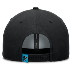Miami Marlins Fanatics Clubhouse Foul Ball A-Frame Adjustable Hat - Black - Fanatics Discount