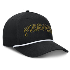 Pittsburgh Pirates Fanatics Clubhouse Foul Ball A-Frame Adjustable Hat - Black - Fanatics Online