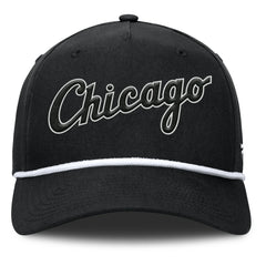 Chicago White Sox Fanatics Clubhouse Foul Ball A-Frame Adjustable Hat - Black - Fanatics Lifestyle