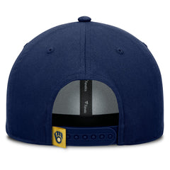 Milwaukee Brewers Fanatics Clubhouse Foul Ball A-Frame Adjustable Hat - Navy - Fanatics Lifestyle