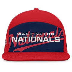 Washington Nationals Fanatics Clubhouse Splitter Snapback Hat - Red/Navy - Fanatics Online