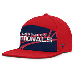 Washington Nationals Fanatics Clubhouse Splitter Snapback Hat - Red/Navy - Fanatics Online