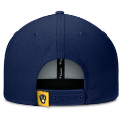 Milwaukee Brewers Fanatics Clubhouse Splitter Snapback Hat - Navy/Gold - Fanatics Lifestyle